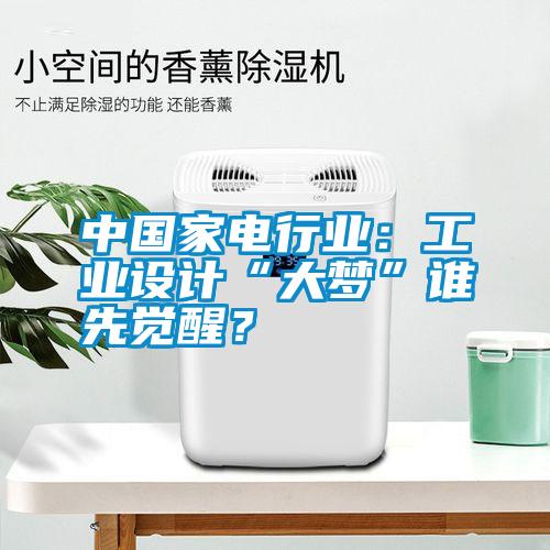 中國家電行業(yè)：工業(yè)設計“大夢”誰先覺醒？