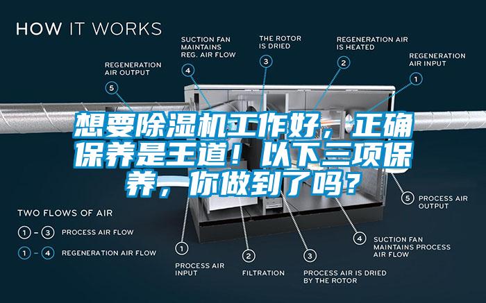 想要除濕機工作好，正確保養(yǎng)是王道！以下三項保養(yǎng)，你做到了嗎？