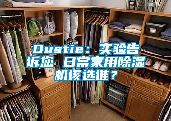 Dustie：實驗告訴您 日常家用除濕機該選誰？