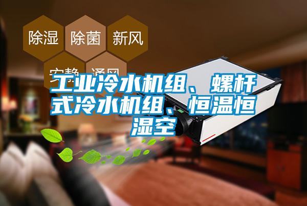 工業(yè)冷水機組、螺桿式冷水機組、恒溫恒濕空