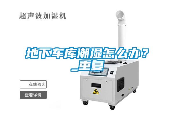 地下車庫潮濕怎么辦？_重復