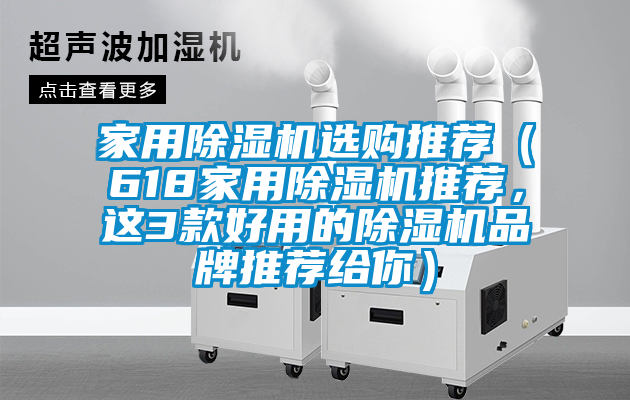 家用除濕機選購?fù)扑]（618家用除濕機推薦，這3款好用的除濕機品牌推薦給你）