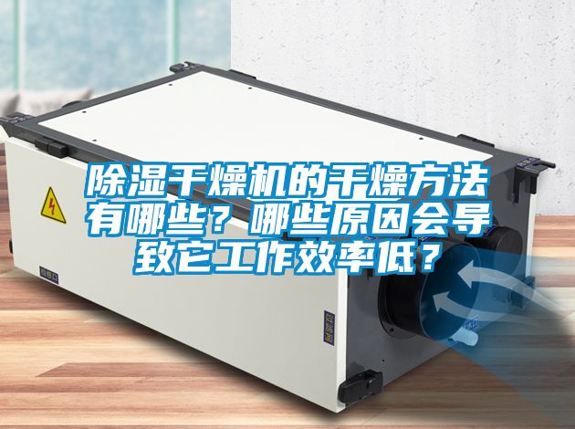 除濕干燥機的干燥方法有哪些？哪些原因會導致它工作效率低？