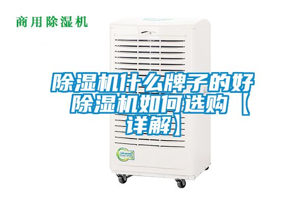 除濕機什么牌子的好 除濕機如何選購【詳解】