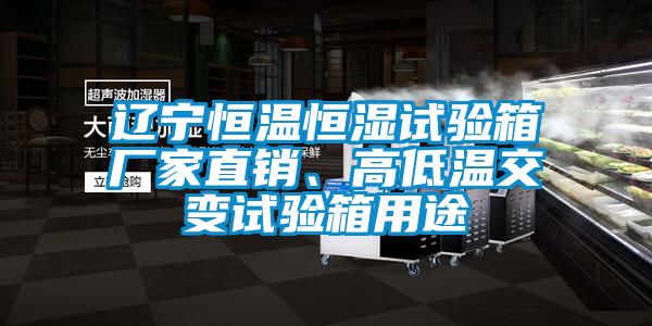 遼寧恒溫恒濕試驗箱廠家直銷、高低溫交變試驗箱用途