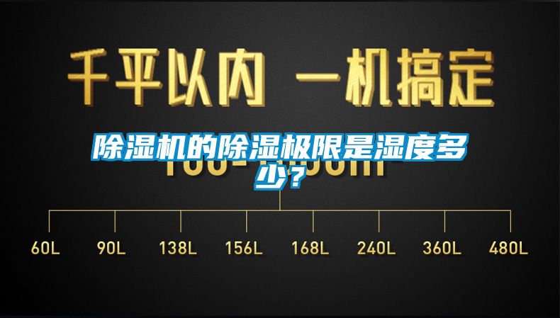 除濕機的除濕極限是濕度多少？