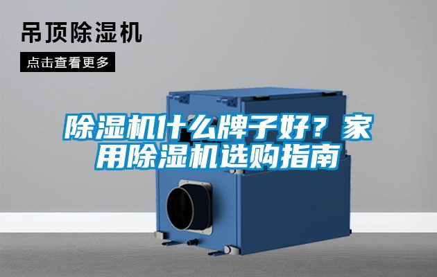 除濕機(jī)什么牌子好？家用除濕機(jī)選購指南